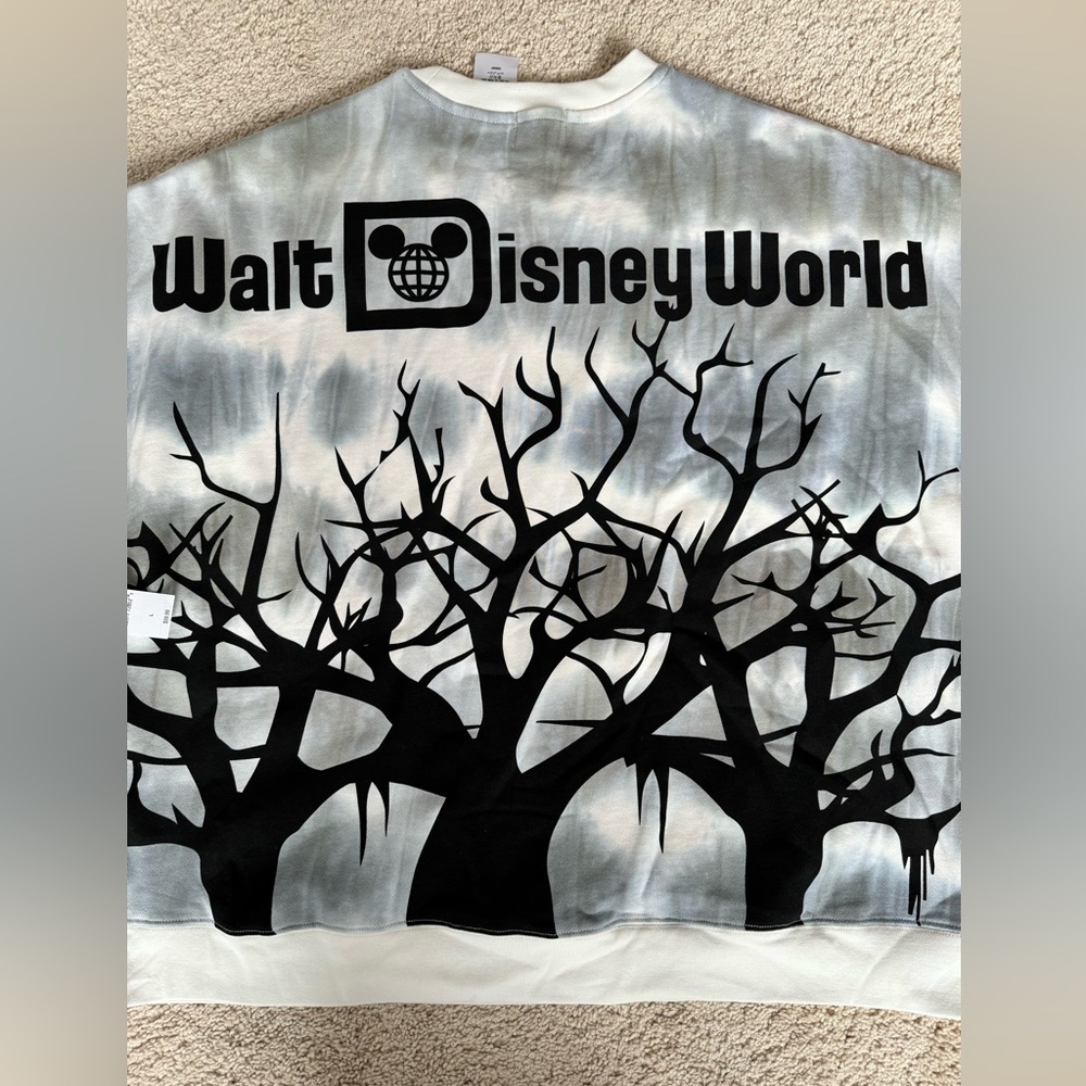 SOLD - Disney Parks Halloween Vampire Mickey Spooky Pullover Sweater (Size:L) - Picture 10 of 15